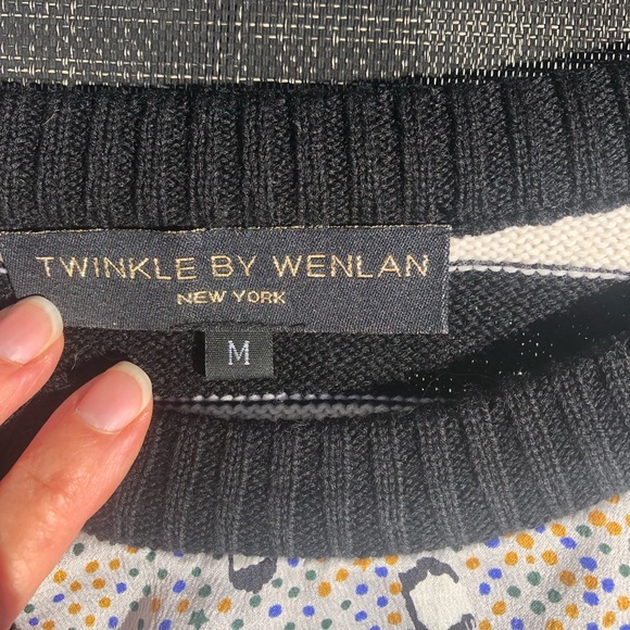 Gorgeous unique silk and wool top - Picture 8 of 12